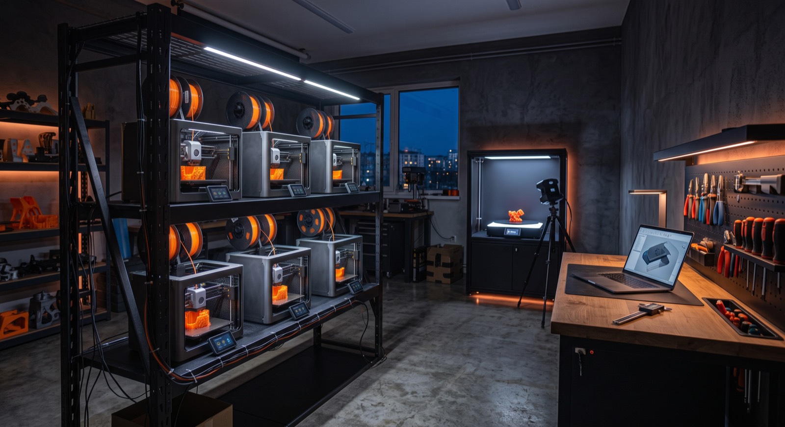 Die FixingIT-Werkstatt in Freiburg: 3D-Drucker, Scanner und Nachbearbeitungsplatz